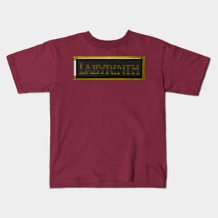 Labyrinth Dot Matrix Display Kids T-Shirt